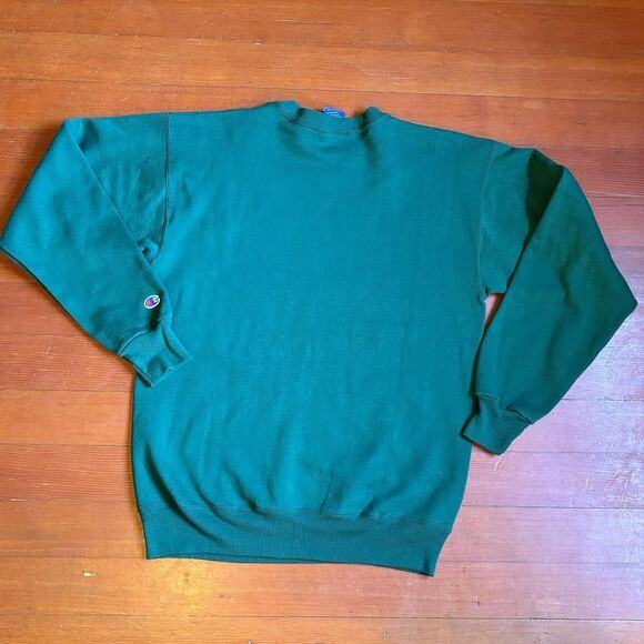 Green Oregon Ducks 1995 Rose Bowl Crewneck Sweatshirt Size M Champion - Picture 4 of 8